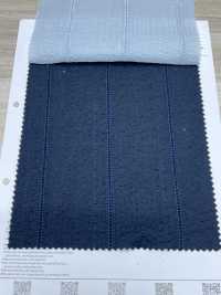 8026-865-1 Miracle Wave On Embroidered Stripes[Textile / Fabric] HOKKOH Sub Photo