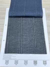 8026-865-1 Miracle Wave On Embroidered Stripes[Textile / Fabric] HOKKOH Sub Photo