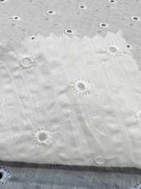 8026-860-1 Miracle Wave On Embroidered Dots[Textile / Fabric] HOKKOH Sub Photo