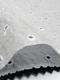 8026-860-1 Miracle Wave On Embroidered Dots[Textile / Fabric] HOKKOH Sub Photo