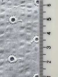 8026-860-1 Miracle Wave On Embroidered Dots[Textile / Fabric] HOKKOH Sub Photo