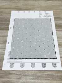 8026-860-1 Miracle Wave On Embroidered Dots[Textile / Fabric] HOKKOH Sub Photo