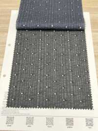 8026-860-1 Miracle Wave On Embroidered Dots[Textile / Fabric] HOKKOH Sub Photo