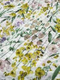 8026-680-7 80 Lawn Miracle Wave Watercolor Flowers[Textile / Fabric] HOKKOH Sub Photo