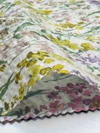 8026-680-7 80 Lawn Miracle Wave Watercolor Flowers[Textile / Fabric] HOKKOH Sub Photo