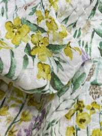 8026-680-7 80 Lawn Miracle Wave Watercolor Flowers[Textile / Fabric] HOKKOH Sub Photo