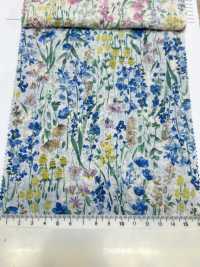 8026-680-7 80 Lawn Miracle Wave Watercolor Flowers[Textile / Fabric] HOKKOH Sub Photo