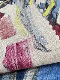 8026-790-3 Linen Loomstate With Floral Pattern[Textile / Fabric] HOKKOH Sub Photo