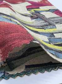 8026-790-3 Linen Loomstate With Floral Pattern[Textile / Fabric] HOKKOH Sub Photo