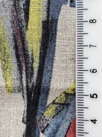 8026-790-3 Linen Loomstate With Floral Pattern[Textile / Fabric] HOKKOH Sub Photo