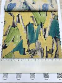 8026-790-3 Linen Loomstate With Floral Pattern[Textile / Fabric] HOKKOH Sub Photo