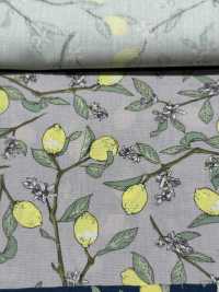 KTS6951 Lemon Print With Broadcloth Branch[Textile / Fabric] Sub Photo