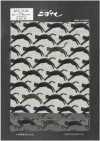 KTS7103 Linen Loomstate Cat Seigaiha Print