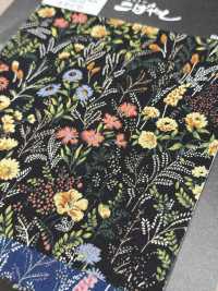 KTS7114 Linen Loomstate With Floral Print[Textile / Fabric] Sub Photo