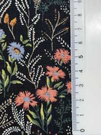 KTS7114 Linen Loomstate With Floral Print[Textile / Fabric] Sub Photo
