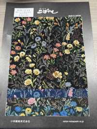 KTS7114 Linen Loomstate With Floral Print[Textile / Fabric] Sub Photo