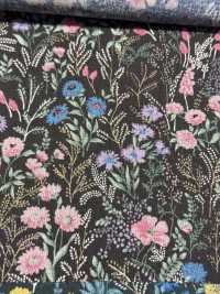 KTS7114 Linen Loomstate With Floral Print[Textile / Fabric] Sub Photo