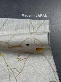KTS7116 Linen Loomstate With Dense Penguin Print[Textile / Fabric] Sub Photo
