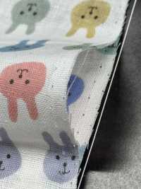 KTS3217 Double Gauze Rabbit Print[Textile / Fabric] Sub Photo