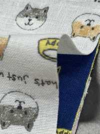 KTS6485 Double Gauze Shiba Inu Print[Textile / Fabric] Sub Photo