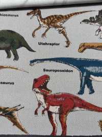 KTS6036 Twill Dinosaur Print[Textile / Fabric] Sub Photo
