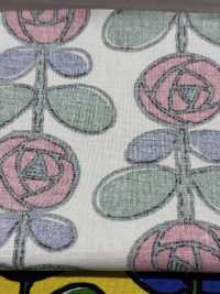 UP5693 10/1 Canvas Rose Print[Textile / Fabric] Sub Photo