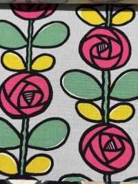 UP5693 10/1 Canvas Rose Print[Textile / Fabric] Sub Photo