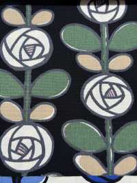 UP5693 10/1 Canvas Rose Print[Textile / Fabric] Sub Photo