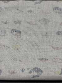 KTS6601 Linen Canvas Sushi Cat Print[Textile / Fabric] Sub Photo