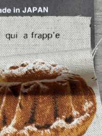 KTS6817 Linen Linen Canvas Bread Sweets Print[Textile / Fabric] Sub Photo