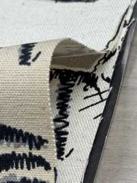 KTS7110 Linen Canvas Big Cat Print[Textile / Fabric] Sub Photo