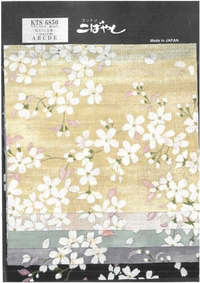 KTS6850 Southern Cross Sakura Pattern Print