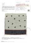 ON43697ID Linen Linen Denim-like Embroidery 4 Inch (Indigo Style)