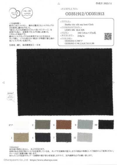 OD351912/OD351913 Sample Card