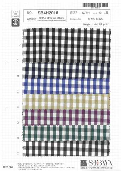 SB4H2016 Ripple Gingham Check
