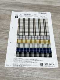 SB4H2027 Cotton & ECOPET Washed Check[Textile / Fabric] SHIBAYA Sub Photo