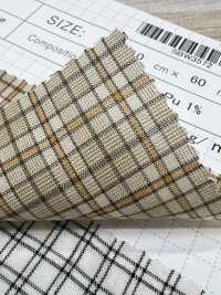 SBW3572 Shirring Check And Stripes[Textile / Fabric] SHIBAYA Sub Photo