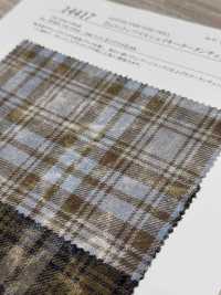 14417 21 Single Thread Cotton Twill Shakey Tartan Check[Textile / Fabric] SUNWELL Sub Photo