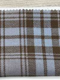 14417 21 Single Thread Cotton Twill Shakey Tartan Check[Textile / Fabric] SUNWELL Sub Photo