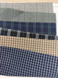 35520 40 Single Thread Cotton Typewritter Cloth Check Washer Finish[Textile / Fabric] SUNWELL Sub Photo