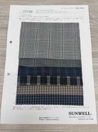35520 40 Single Thread Cotton Typewritter Cloth Check Washer Finish[Textile / Fabric] SUNWELL Sub Photo