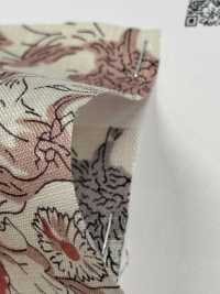 OKC034 60/Linen Print Line Flower[Textile / Fabric] Oharayaseni Sub Photo