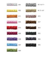 LMC01(S) Lame "M"cord 3mm[Ribbon Tape Cord] Cordon Sub Photo
