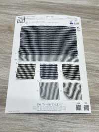 KKC908-DC-1 Cotton Tencel Yarn Dyed Shirring[Textile / Fabric] Uni Textile(Komon Studio) Sub Photo