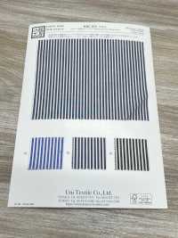 KKC915-DS-1 70 Lawn Yarn Dyed Stripe[Textile / Fabric] Uni Textile(Komon Studio) Sub Photo