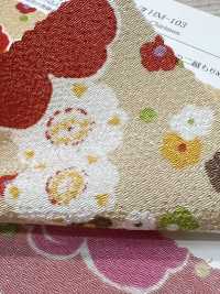 KKP2338-DHM-103 Futako Chirimen Multicolor Print[Textile / Fabric] Uni Textile(Komon Studio) Sub Photo