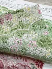 KKP2338-D-KUMONIHANA Futako Chirimen Clouds And Flowers[Textile / Fabric] Uni Textile(Komon Studio) Sub Photo