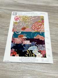 KKP2338-D-HANAMIYABI Futako Chirimen Hana Miyabi[Textile / Fabric] Uni Textile(Komon Studio) Sub Photo