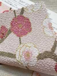KKP2338-D-SIDAREUME Futako Chirimen Weeping Plum[Textile / Fabric] Uni Textile(Komon Studio) Sub Photo
