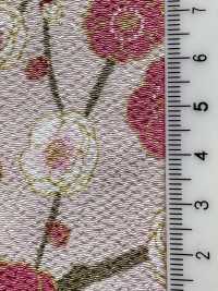 KKP2338-D-SIDAREUME Futako Chirimen Weeping Plum[Textile / Fabric] Uni Textile(Komon Studio) Sub Photo